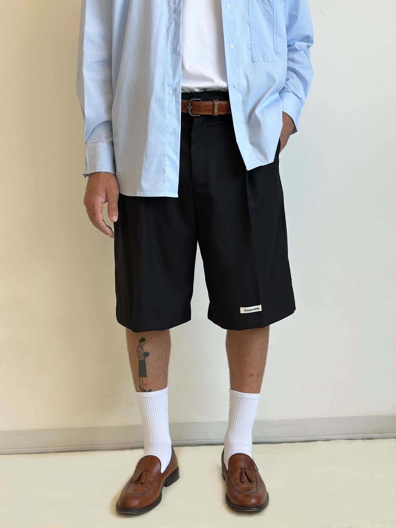 Assemble unisex tailored shorts