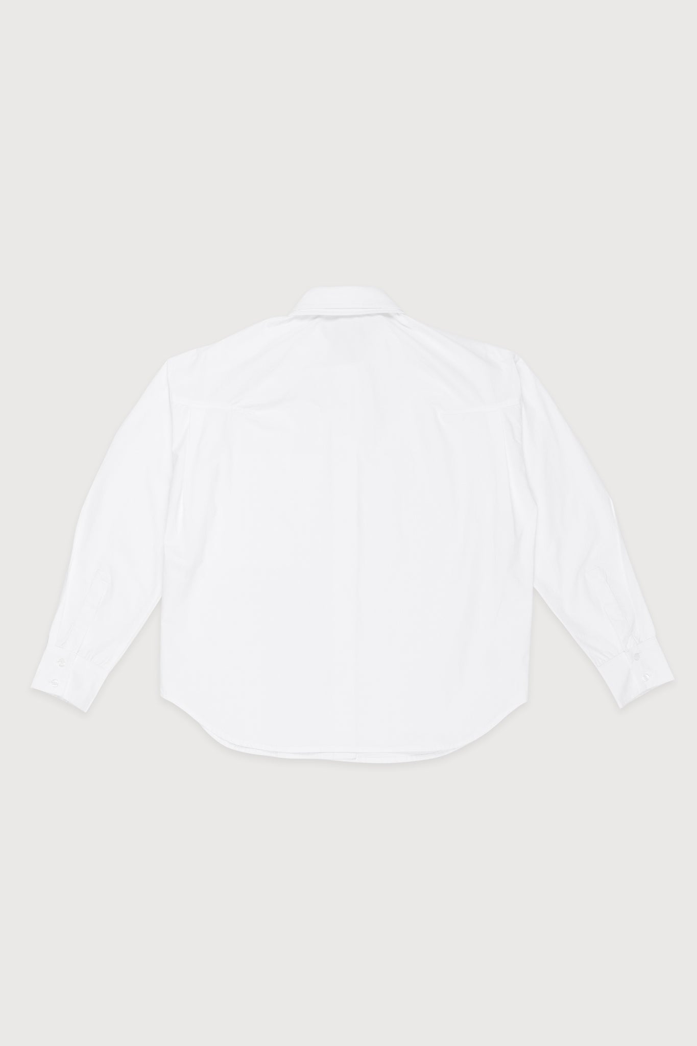 Assemble layered collar white shirt