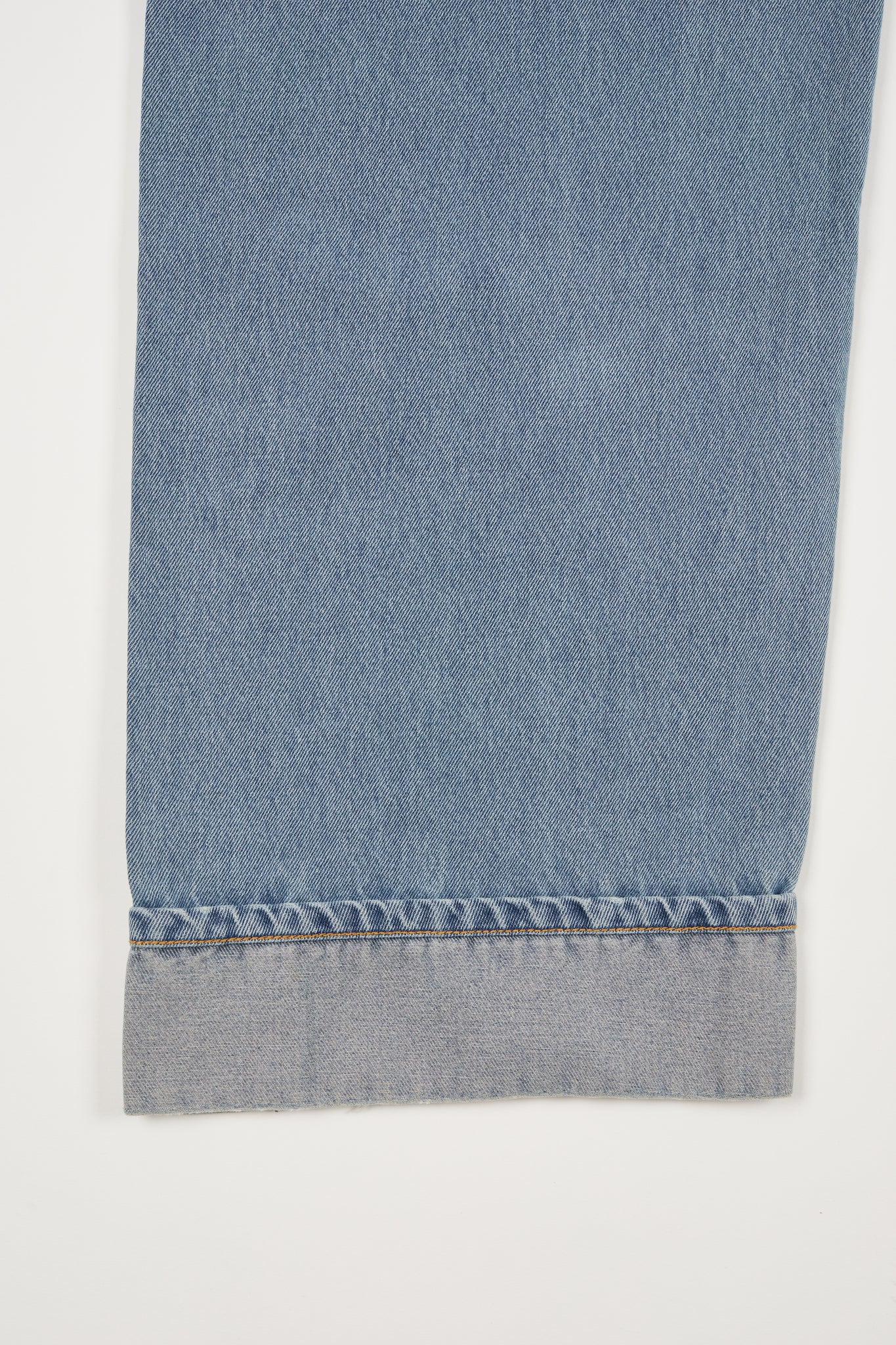 Twisted wide leg jeans