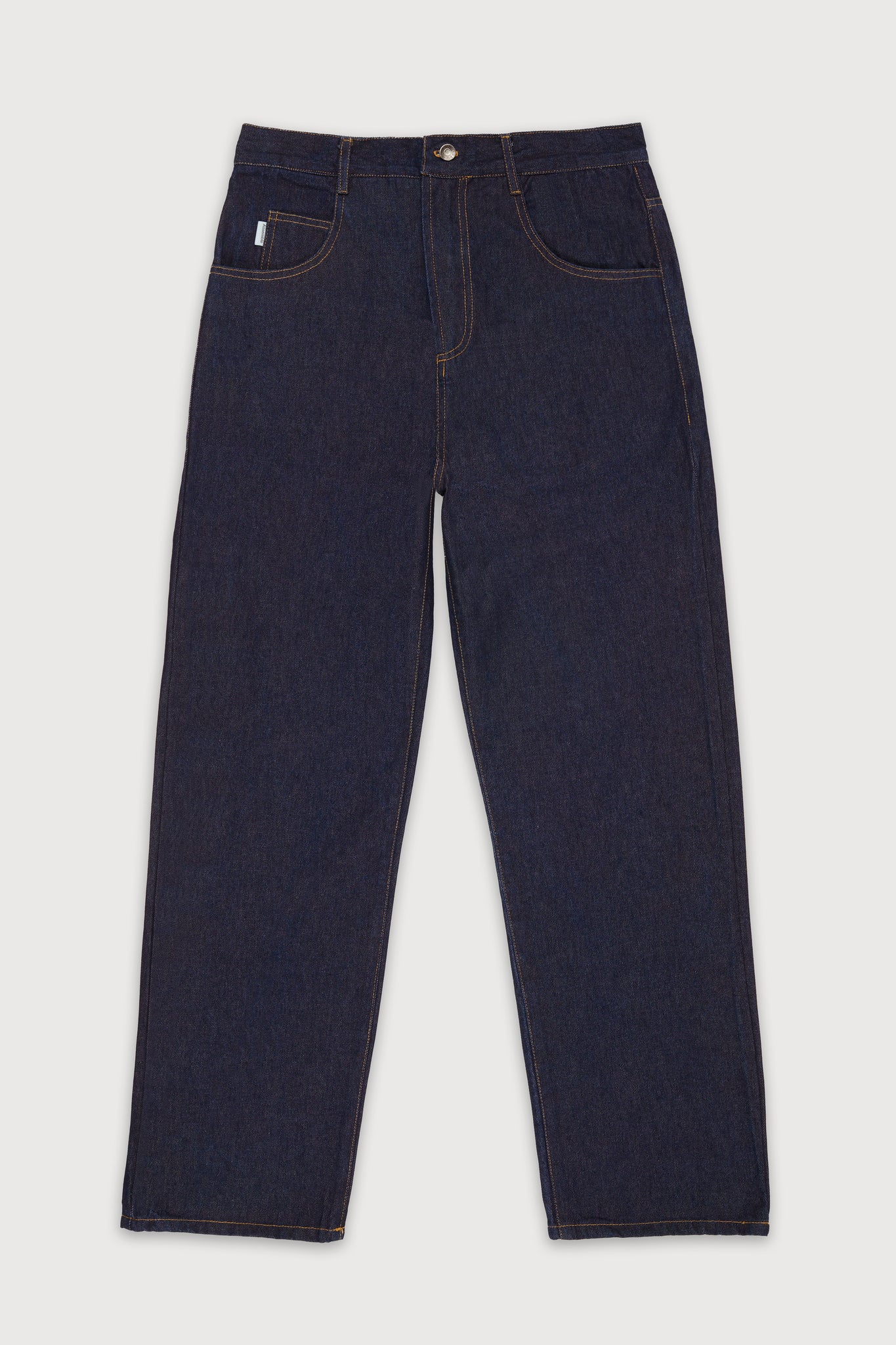 Assemble unisex relaxed fit jeans indigo wash