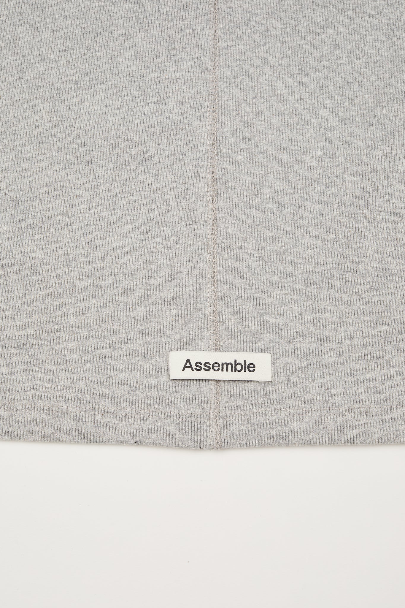 Assemble grey unisex tank top