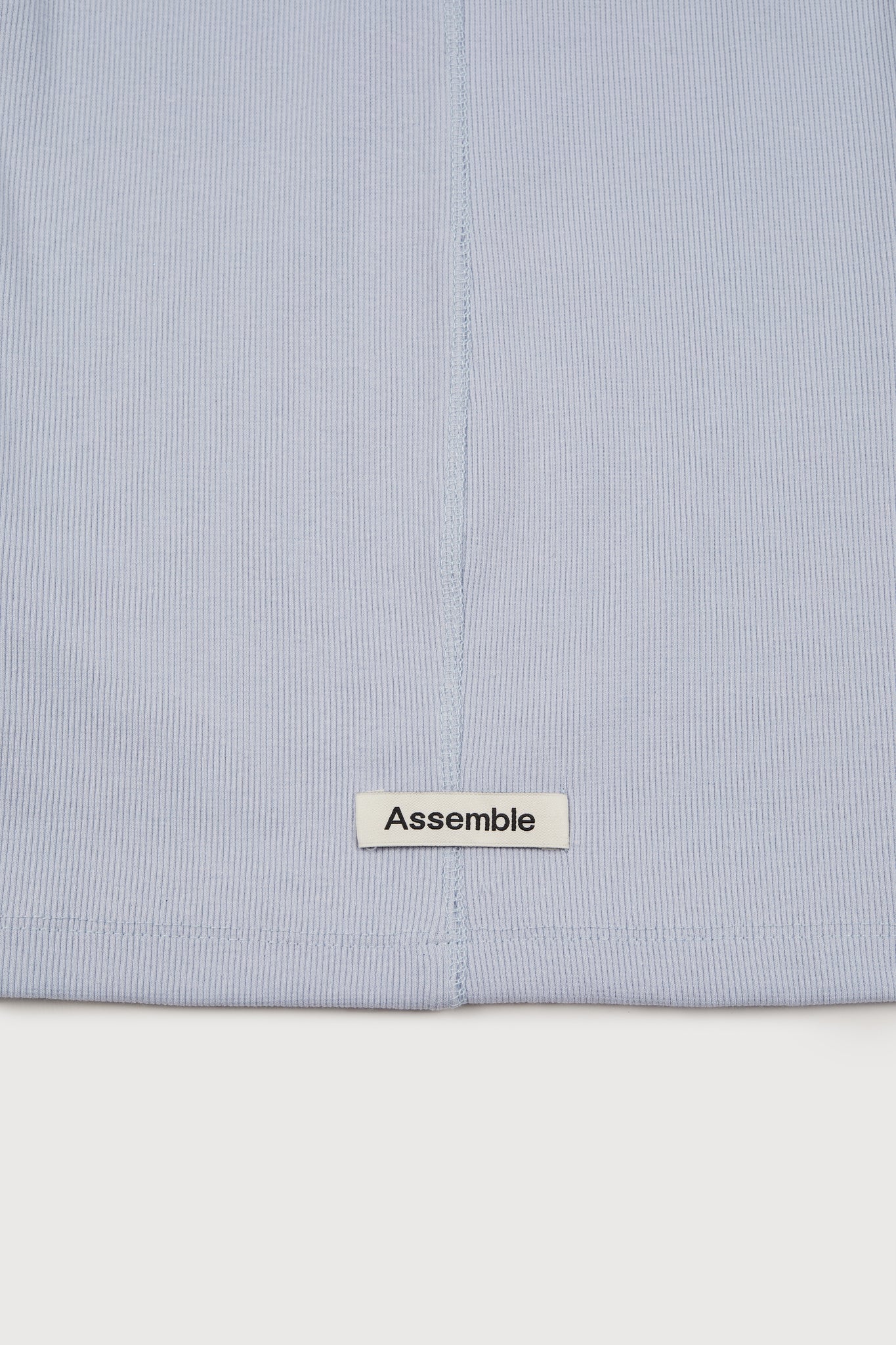 Assemble light blue unisex tank top